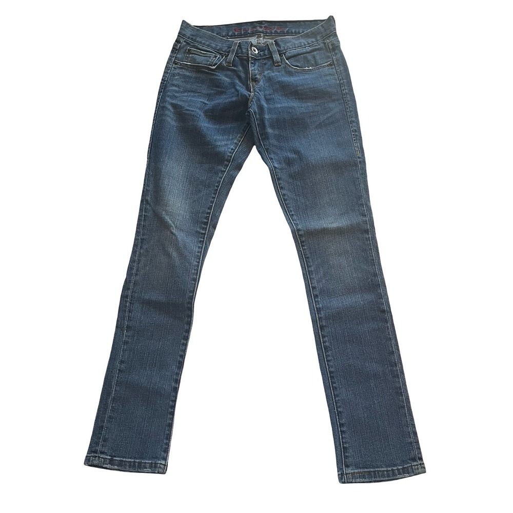 VTG Levi's Women's Size 0S / 25 Jeans Skinny Medium Wash Distressed Y2K